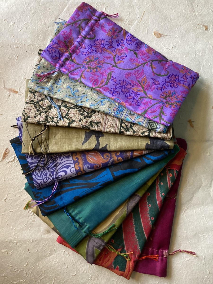 Tarot Bags - Recycled Vintage Sari Silk