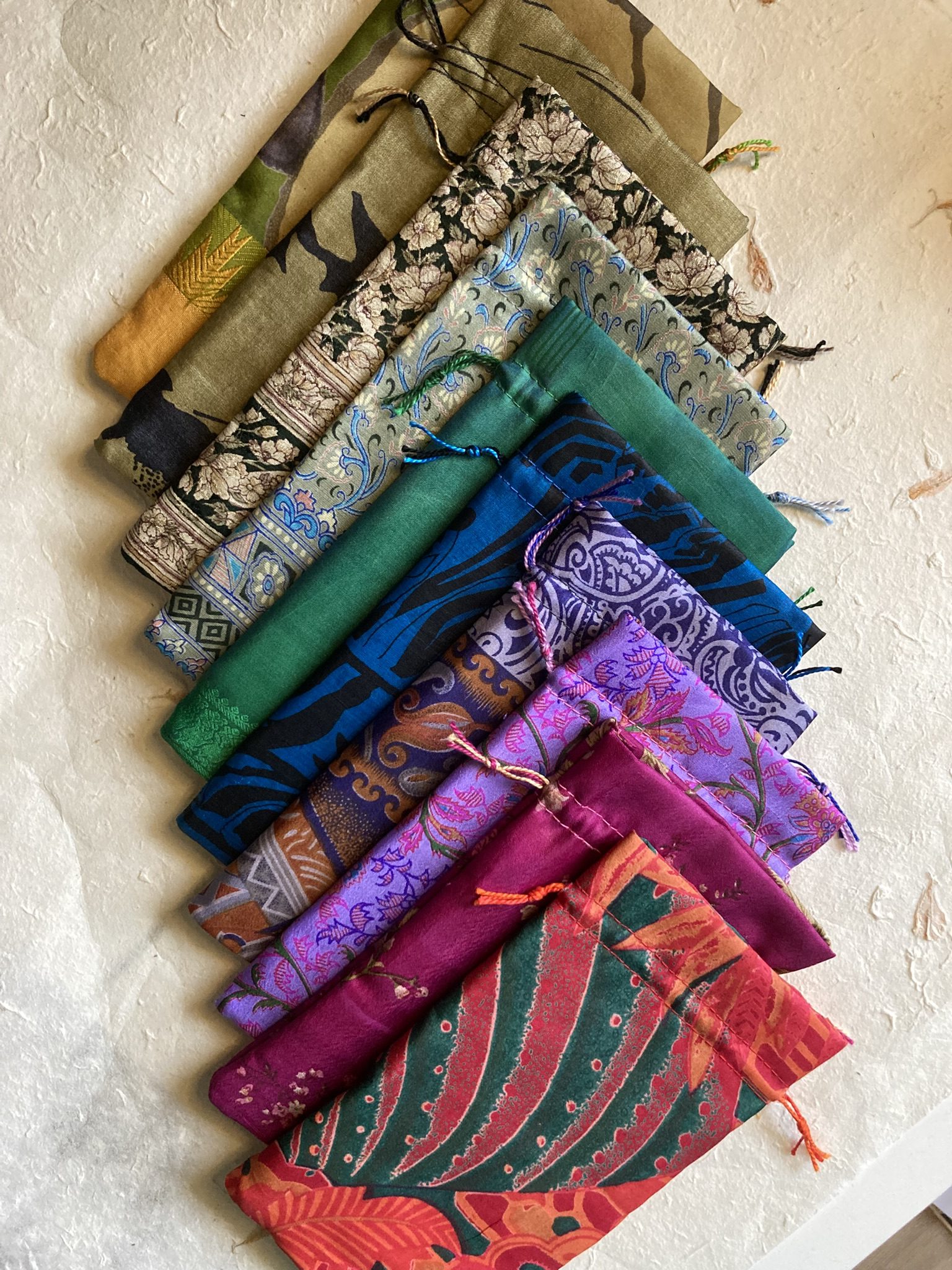 Tarot Bags - Recycled Vintage Sari Silk - Image 22